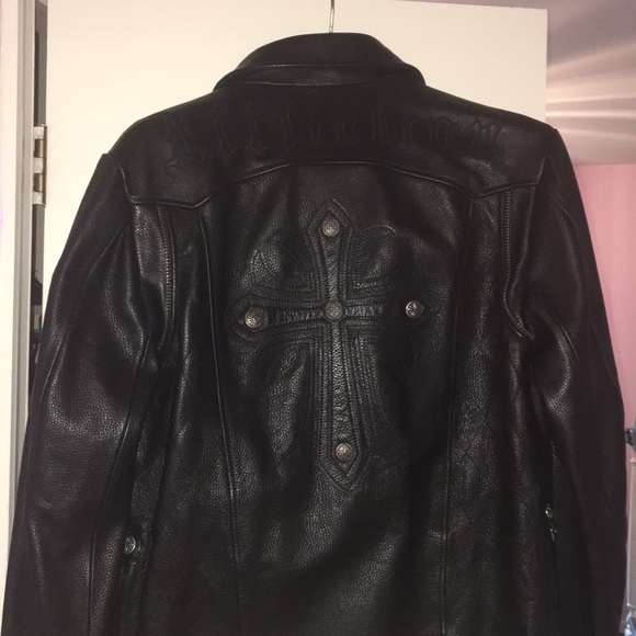 Affliction Leather jacket - Picture 2 of 4